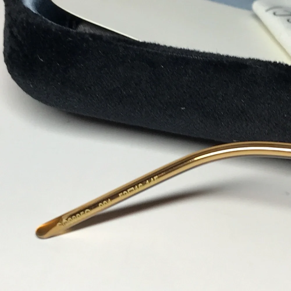 New Authentic Gucci Demo Square Men's Eyeglasses GG0605O 001 52.